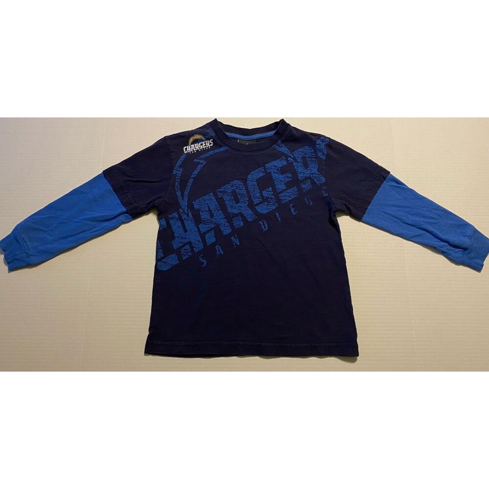 Official NFL Team Apparel San Diego Chargers Kids Youth 7 Blue Rare Los Angeles